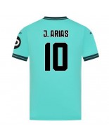 Moške Nogometnih dresov Wolves Jhon Arias #10 Gostujoči 2025-26 Kratki rokavi Moške Nogometnih dresov Wolves Jhon Arias #10 Gostujoči 2025-26 Kratki rokavi